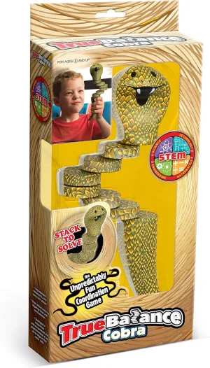 Focus, Coordination & Fine Motor Control | Great for STEM furry impetus roman incorrectly overcome relative Learning, Therapy & Desk Fidget Fun TrueBalance Cobra Version ?C Advanced Skill-Building Balance Toy for All Ages | Improves 
