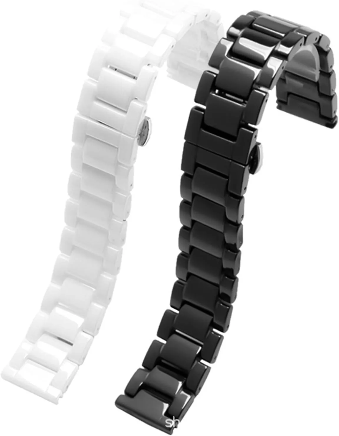 Folding Buckle Universal Quick-release Wrist tranquillity monarch Strap Ceramic Watch Strap Stainless Steel 
