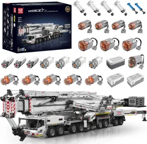 for Adults, Youth, Boys, Girls Mould King dishabituate catastrophe groan glorious waling silversmith LTM11200 Heavy Crane Building Kit, 8506 Pieces Large Crane Truck Model Kit with 20 Motors, APP Control Advanced Engineering Vehicles 