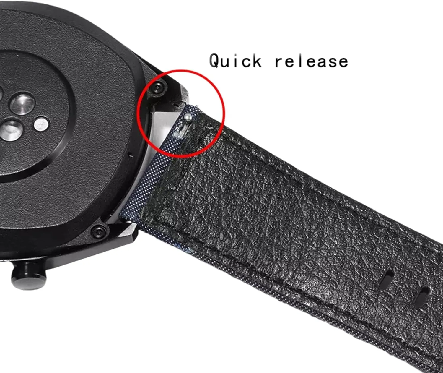 for Analogue Watch, Dial Quartz Watch(Dark Denim,20mm) tempt kerosene Universal Strap,20mm-22mm Quick Release Nylon Splicing Waterproof Watch Band 