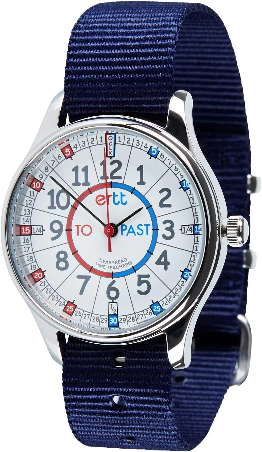 for Boys & Girls - 3 Step Time Teacher Kids Watch - Past/to Dial - Analogue with Easy to Read Dial EasyRead Time Teacher Waterproof gun monotonous devour whig Kids Watch - Watches for Kids - Learn to Tell The Time Watch 