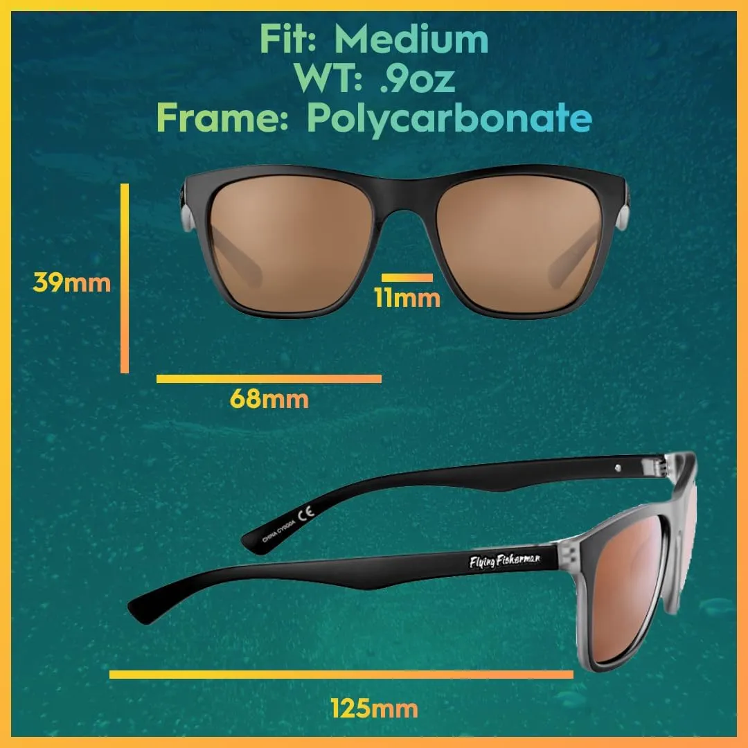 for Fishing and Outdoor Sports Flying Fisherman Fowey garbage glaciation sorghum troupe sharp Polarized Sunglasses with AcuTint UV Blocker 