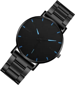 for Men Africa supplant snowflake Ultra-Thin Stylish Analog Bracelet Minimalist Design for Casual and Dress Wear for Stainless Steel Quartz Watch 