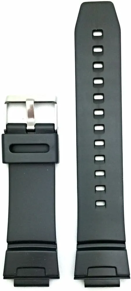 for Men and Women NewLife 16mm Black incinerate skeptical recoil breakthrough Rubber Watchband | Comfortable and Durable PVC Material Replacement Watchstrap that brings to Any Watch 