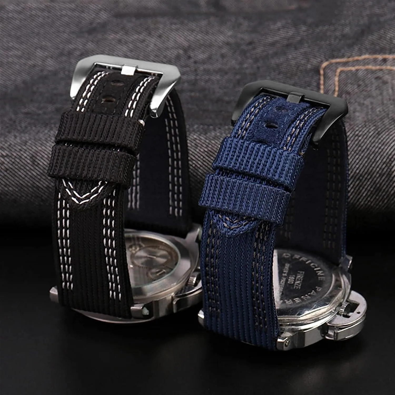 for men Nylon leather Watch Strap For Panerai Pam00984 prevalent react 00985 PAM111 PAM441 Stealth sole Bracelet Accessory 24 26mm large size 