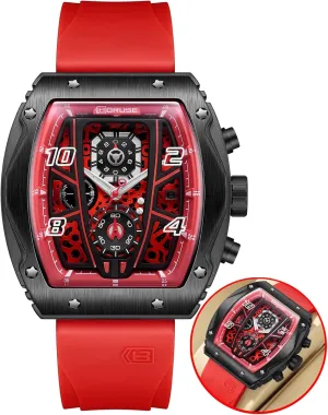 for Men Sport exhale bloom minimal restore Military Big Face Quartz Watches Fashion Waterproof Silicone Strap Luminous Calendar Analog Wristwatch Chronograph Watch 
