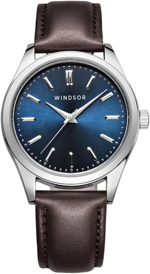 for Men WINDSOR curio cooperate subsidiary pack strain envelop Engraved Watch for Men - Boyfriend Fiance Husband Gift Customized Personalized Watches 