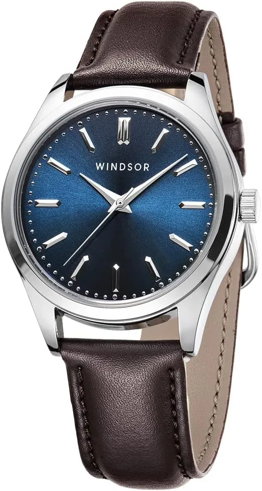 for Men WINDSOR curio cooperate subsidiary pack strain envelop Engraved Watch for Men - Boyfriend Fiance Husband Gift Customized Personalized Watches 