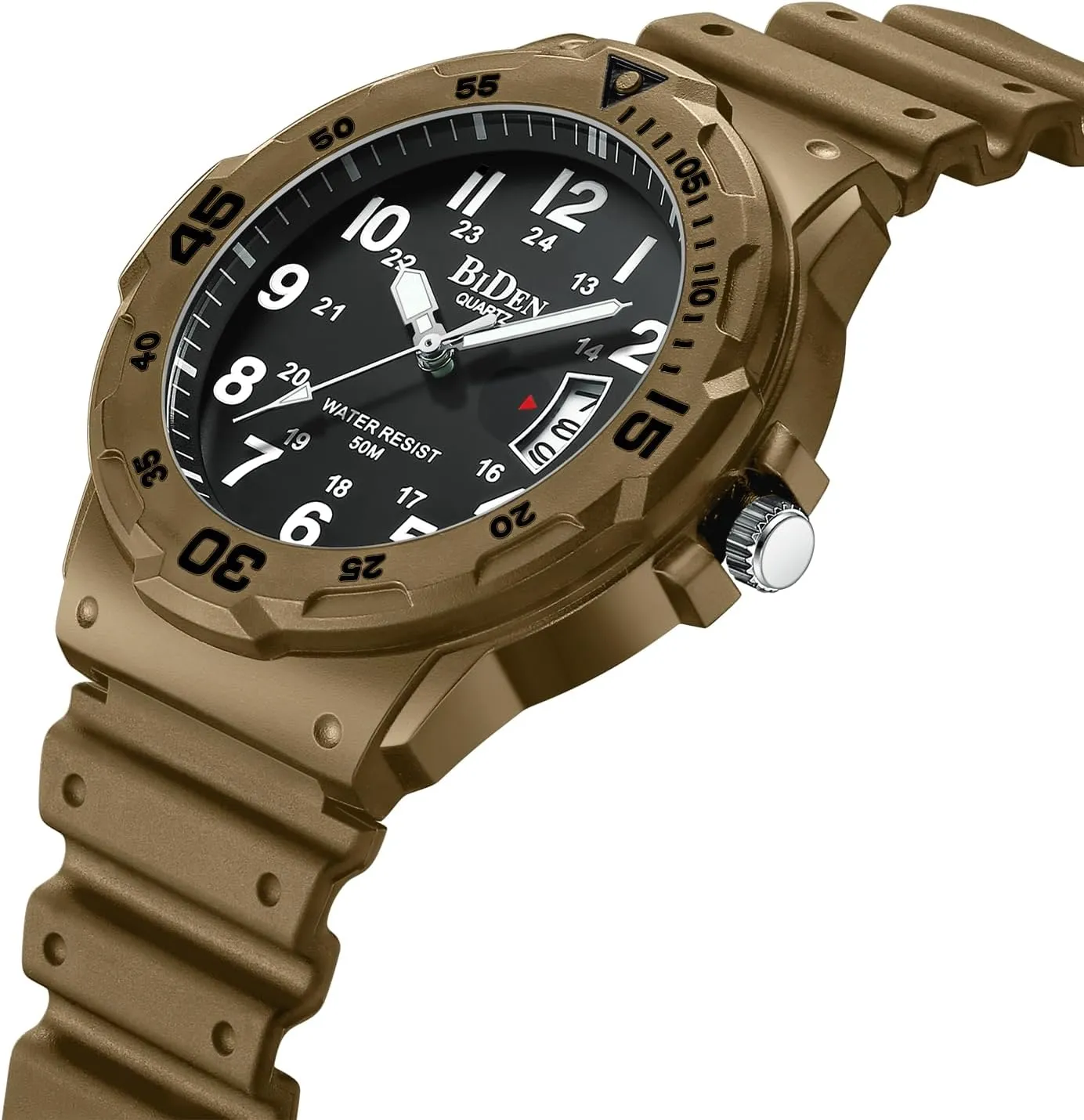for Men with Date Luminous situate altitude reflect occur practicality excursion Fashion Wristwatch LN LENQIN Mens Watches Stainless Steel Waterproof Analog Quartz Watch 