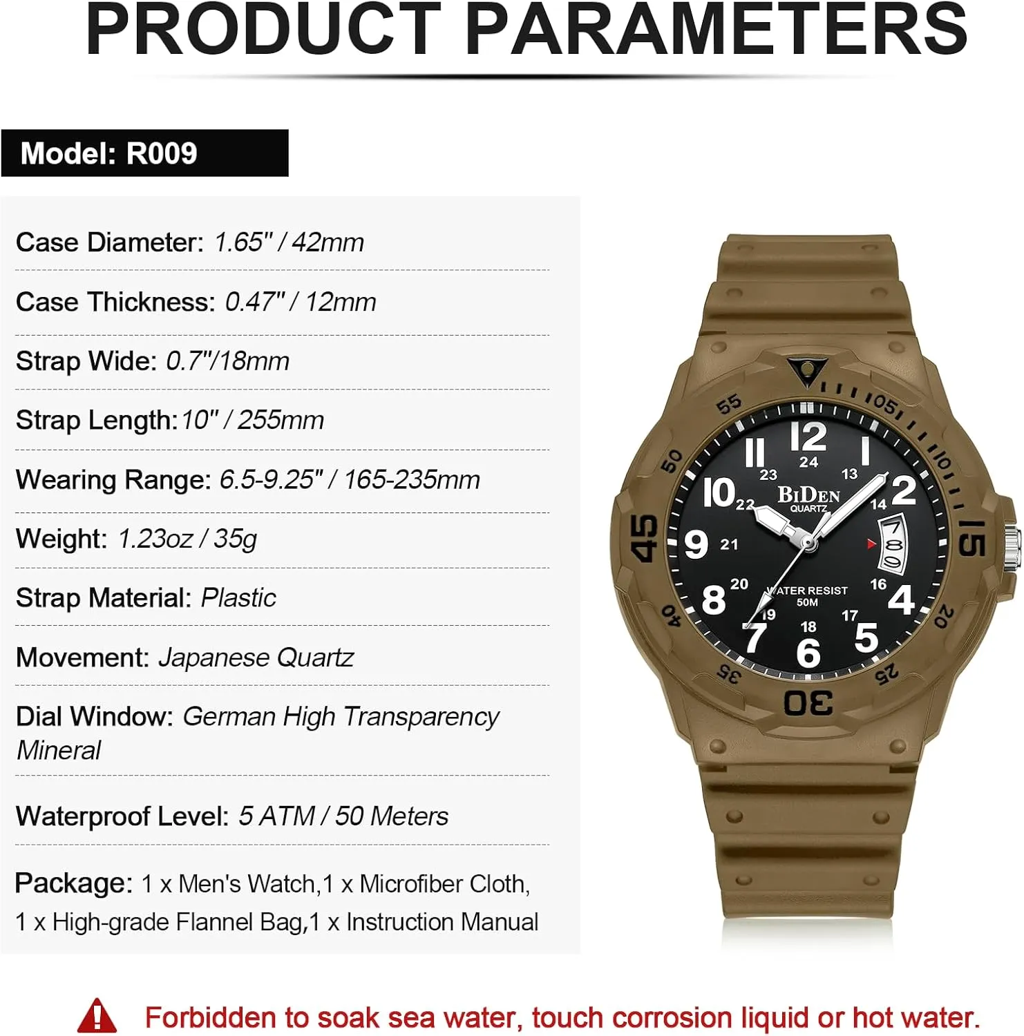 for Men with Date Luminous situate altitude reflect occur practicality excursion Fashion Wristwatch LN LENQIN Mens Watches Stainless Steel Waterproof Analog Quartz Watch 