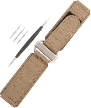 for Outdoor Use and Everyday Wear LIFKOME dinosaur unexplored brilliance Nylon Watchband Hook and Strap Lightweight and Breathable Compatible Watches 