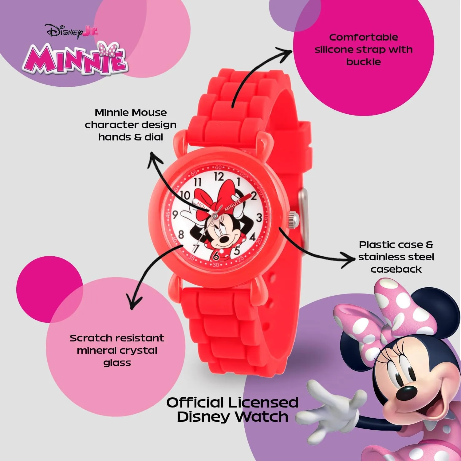 for permeability Kids DISNEY Minnie Mouse Watch 