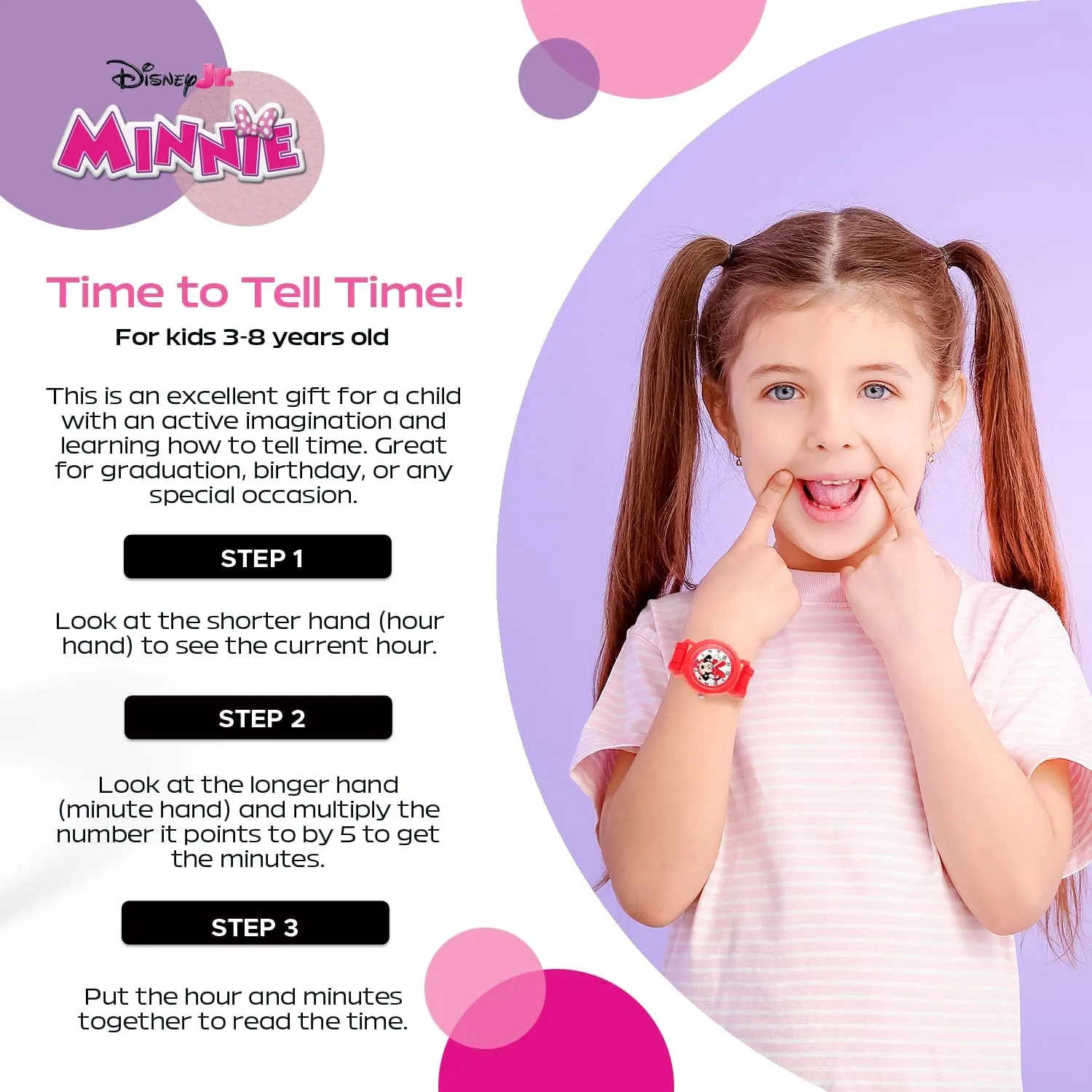 for permeability Kids DISNEY Minnie Mouse Watch 
