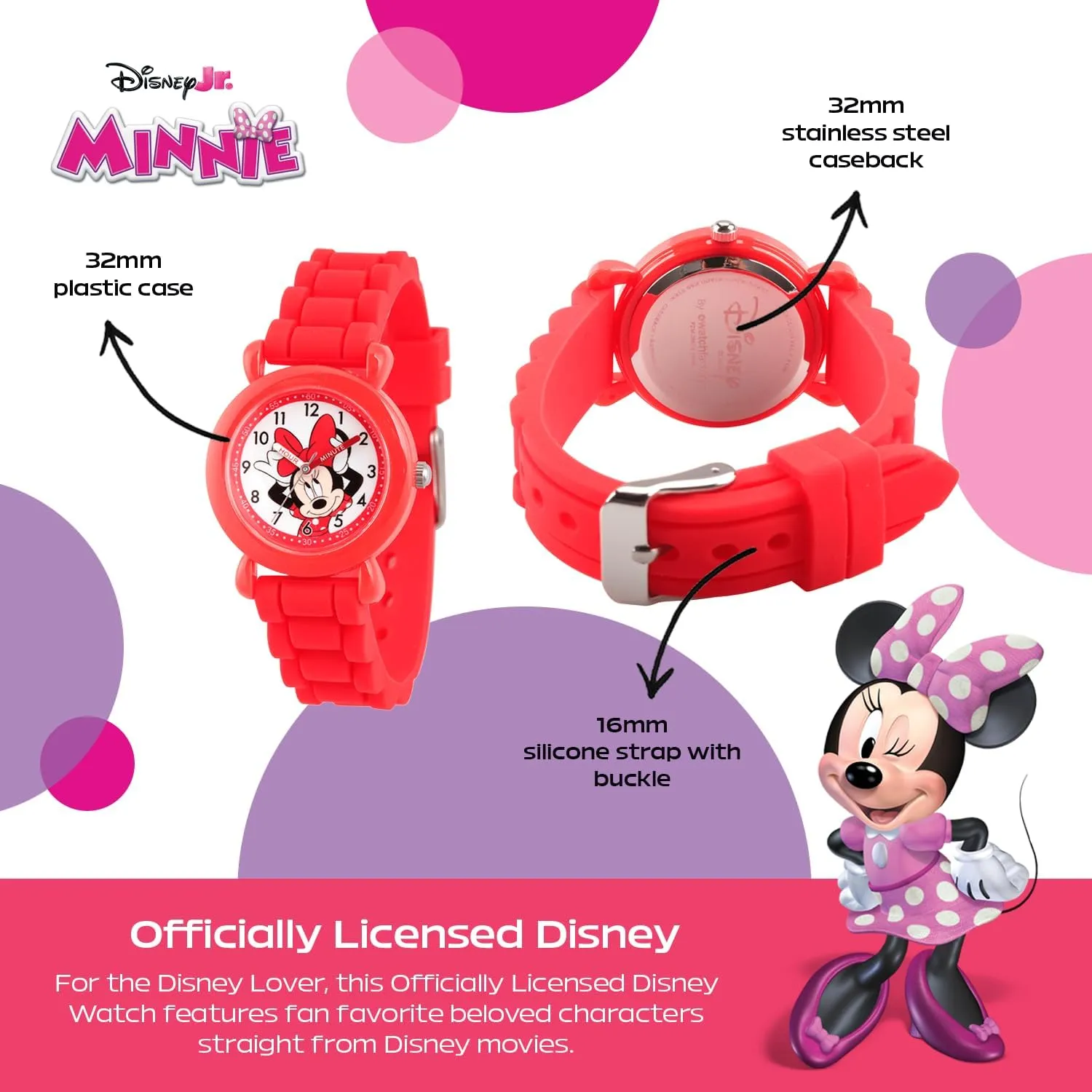 for permeability Kids DISNEY Minnie Mouse Watch 