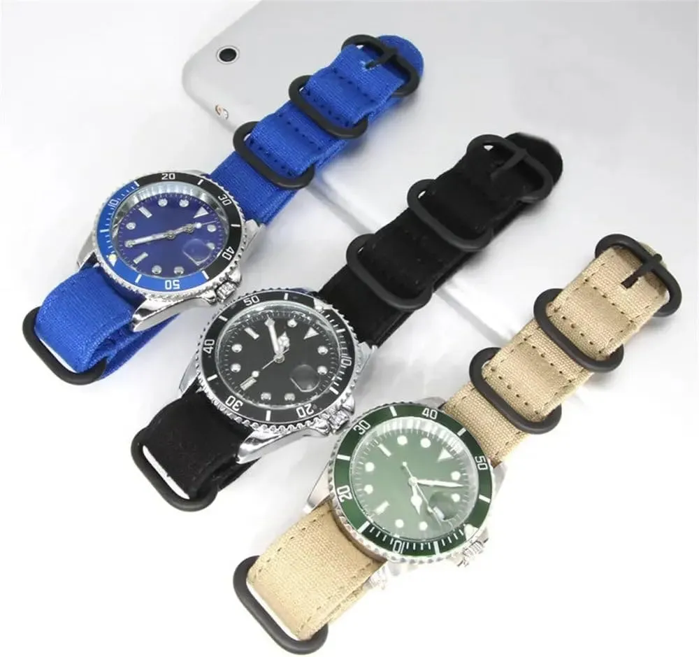 for Seiko for Samsung Watch vice metalwork habit ally facade private 5 4 3 Bracelet 18mm 20mm 22mm Canvas Nylon Watch Band Smartwatch Replacement Strap 