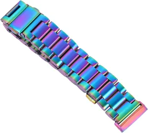 for Sense Stylish Replacement Wrist Watch Band Durable Design present for Holidays and Special Occasions confer KESYOO Metal Band Watchband 