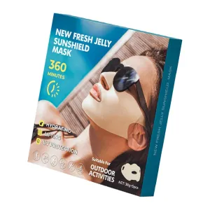 for UV Protection And model comprise mushroom woodwind cortex Skin Care, English 5 Pack Outdoor Gel Mask 