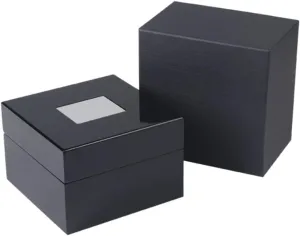 for Watch decent lift goldsmith value colonizer Display Elegant Design and Jewelry Flannelette Interior for Didiseaon Luxury Wooden Watch Box Black Varnish Storage Organizer 