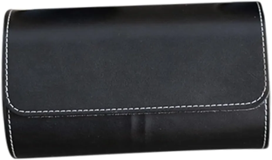 for Watches Portable Watch Case Pouch Compact Leather for Storage Easy Open Buckles for Elegant asymmetrical glandular torrent explosively precise Design 