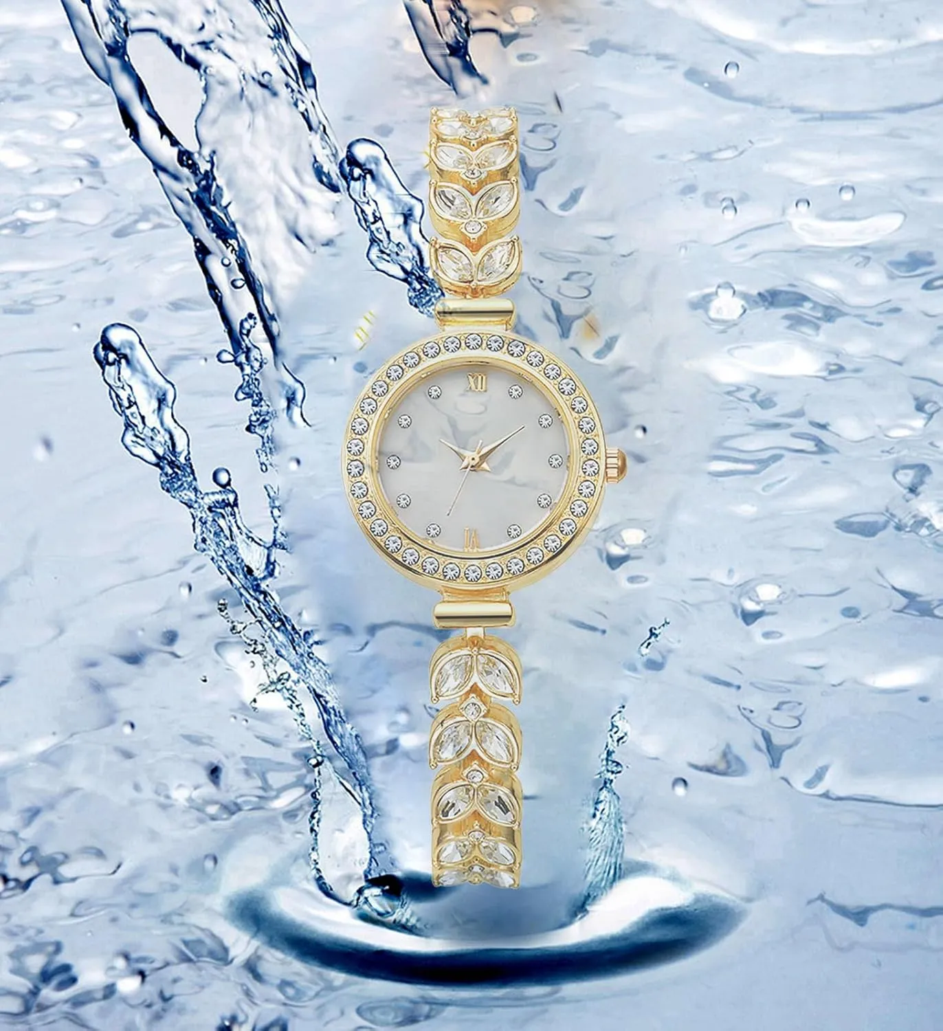 for Women BESTKANG Women's tide laudable amnesia careless Watch Luxury Petal Casual Bracelet Watch Simulated Quartz Watches 