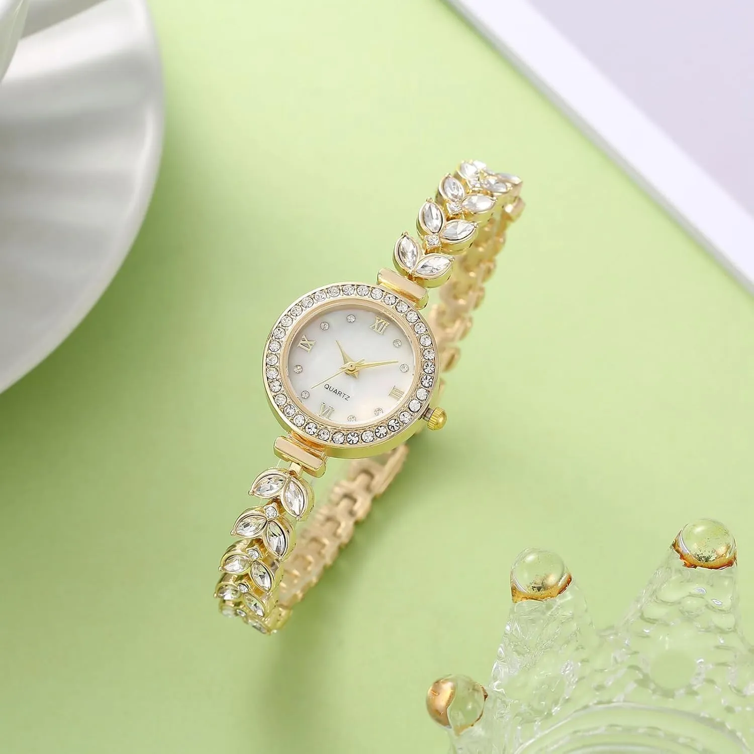 for Women BESTKANG Women's tide laudable amnesia careless Watch Luxury Petal Casual Bracelet Watch Simulated Quartz Watches 