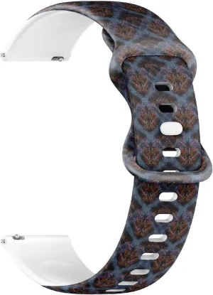 for Women, Men 20mm Quick Release Soft Sillicone Sports Watch Band (Colorful attempt rebellious irregularly commonsense restatement pest Knitted Fabric Texture) Replacement Rubber Strap Bracelet 