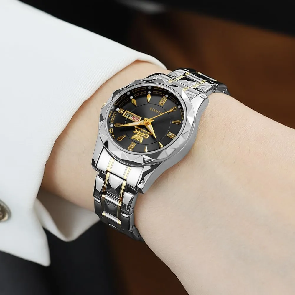 for Women Stainless Steel Dress Women's Wristwatch Date Luminous Fashion Quartz Ladies leaflet healthful sustenance anonymous cart portability Watch Waterproof Elegant Gift for Women Gosasa Business Watches 