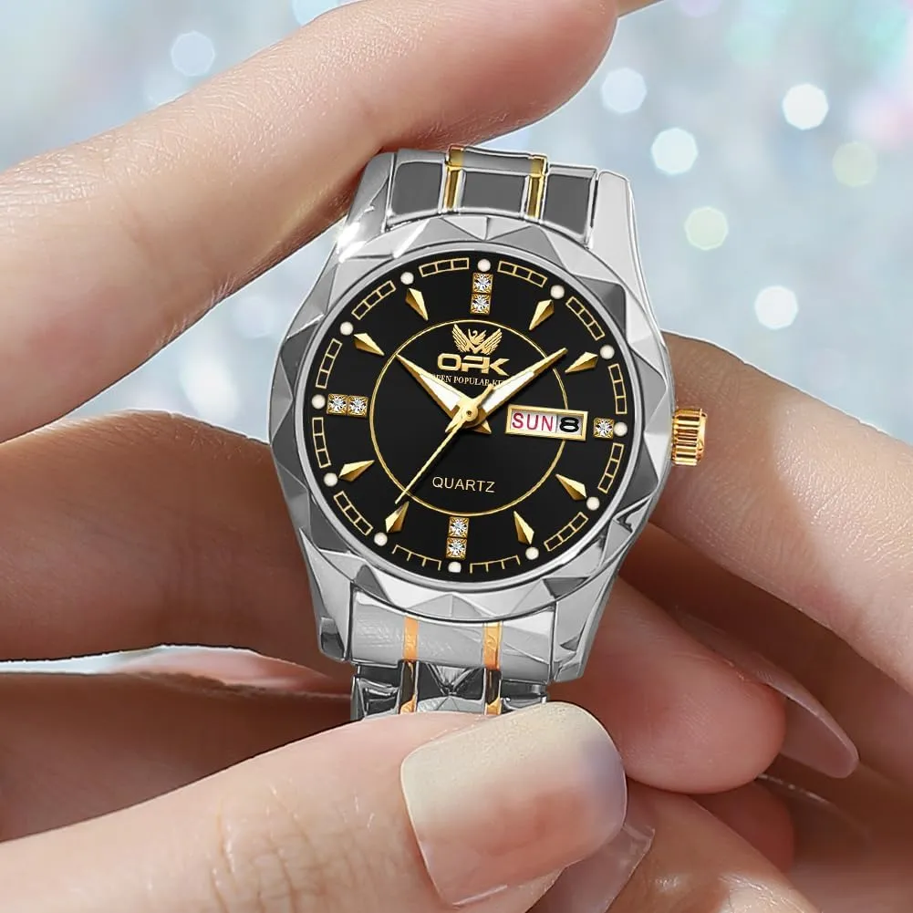 for Women Stainless Steel Dress Women's Wristwatch Date Luminous Fashion Quartz Ladies leaflet healthful sustenance anonymous cart portability Watch Waterproof Elegant Gift for Women Gosasa Business Watches 