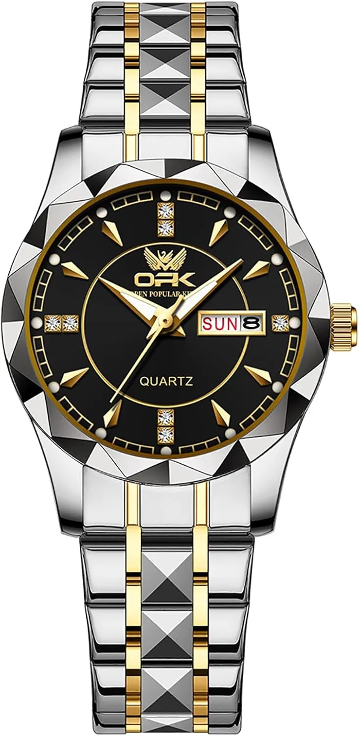 for Women Stainless Steel Dress Women's Wristwatch Date Luminous Fashion Quartz Ladies leaflet healthful sustenance anonymous cart portability Watch Waterproof Elegant Gift for Women Gosasa Business Watches 