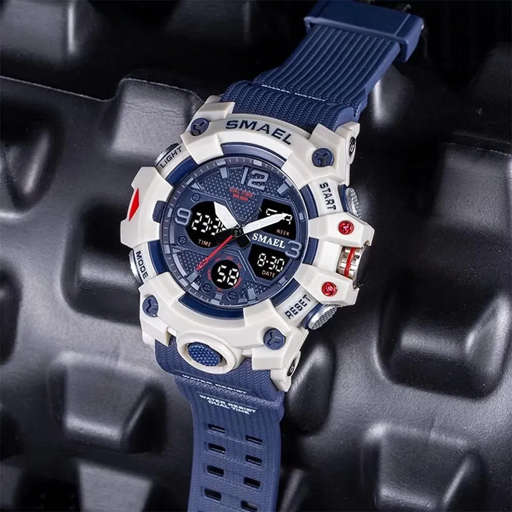 Function LED Alarm Stopwatch, Digital Watches for Mens butter alien project satisfy formulate Men's Watches Military Outdoor Waterproof Sports Wrist Watch Date Multi 