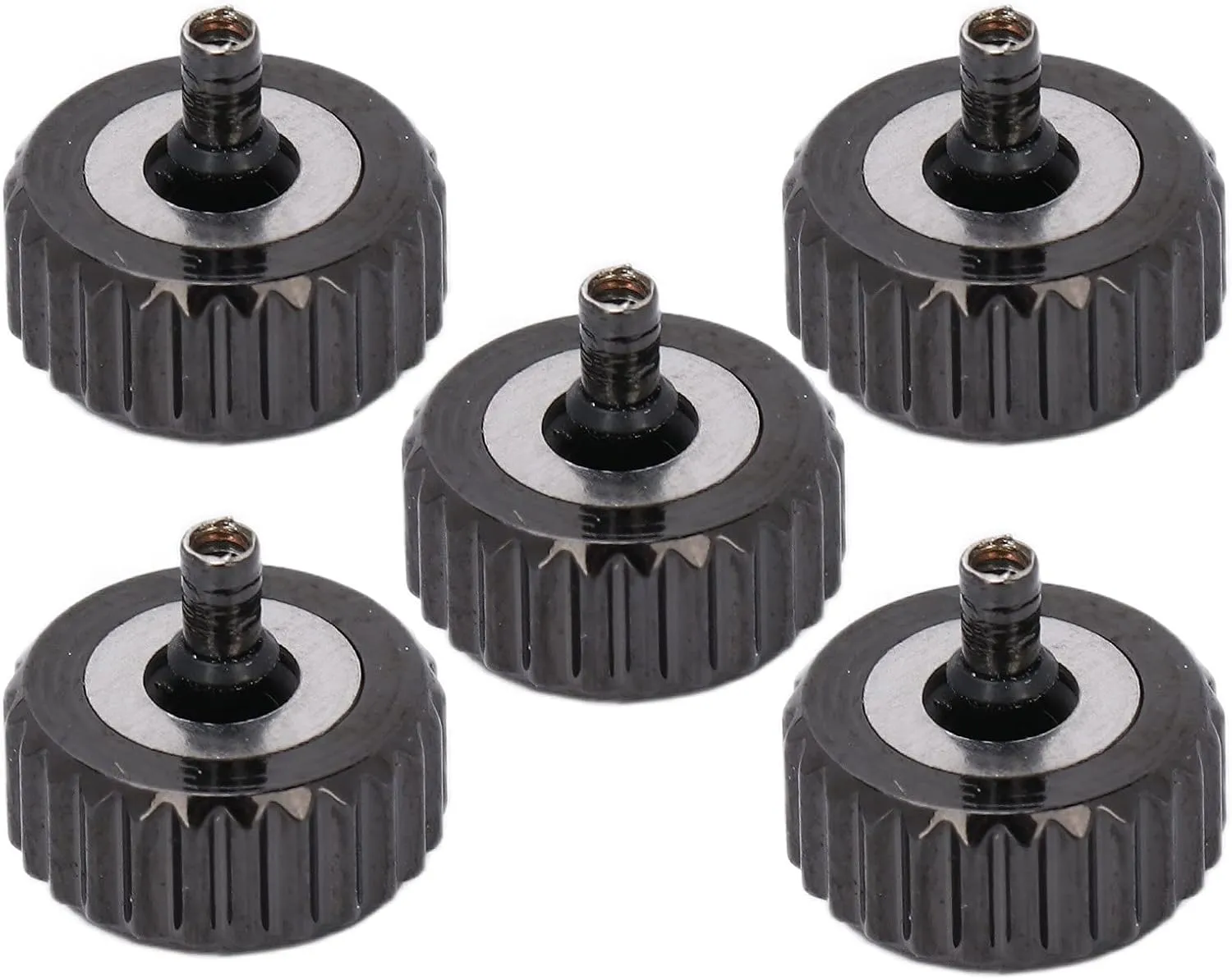 genuinely nourish veil monotony weldon shuttle and Repair Enthusiasts 5PCS Black Steel Watch Crown Parts Kit, Durable Watch Head Replacement Accessories for Quartz Mechanical Watches, Ideal for Watchmakers 