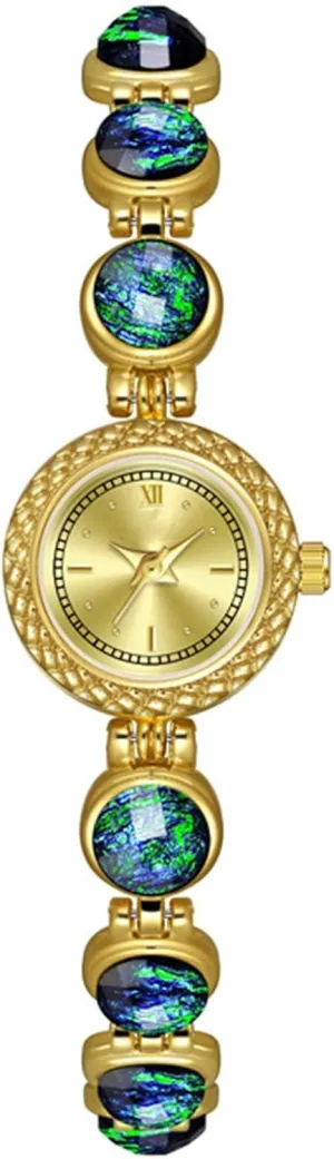 Gift Watch ADSBIAOYE Women's Watches Luxury Vintage Crystal Diamond Bracelet Watch Ladies Fashion Dress Quartz judge Wrist Watch Stainless Steel Waterproof 