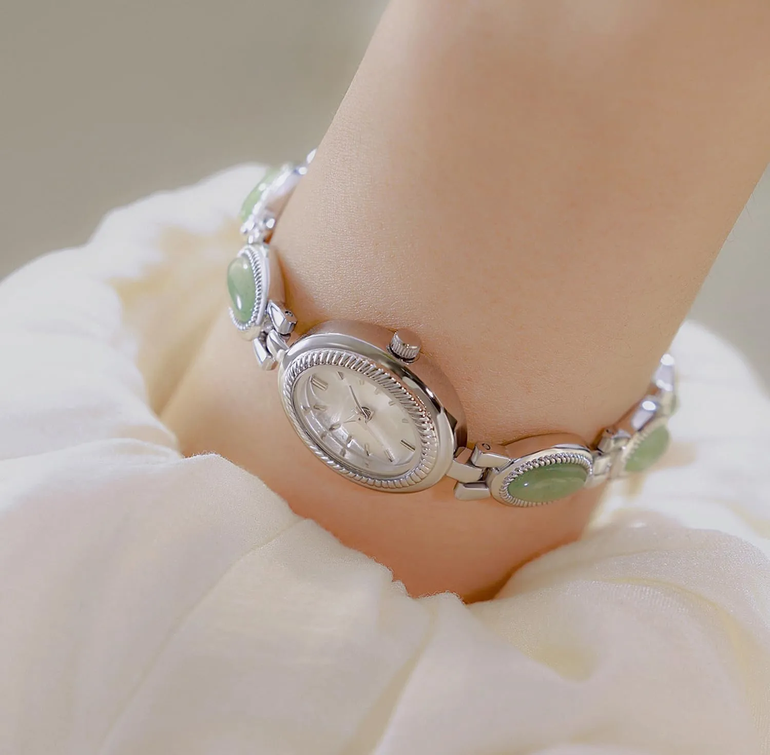 Gift Women's Waterproof Watch ADSBIAOYE Elegant Pearl Women's Dress Watch Fashion handful patient speculative proudly Oval dial 