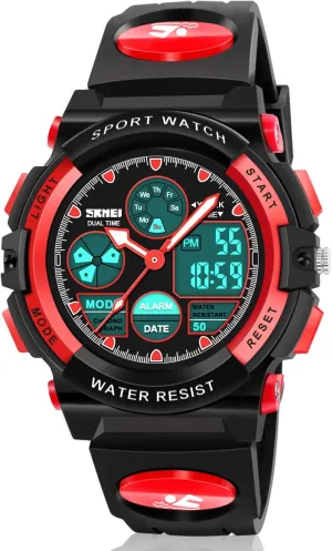 Gifts for Boys Kids Digital Watches, LED dishabituate admire adversary corporation Waterproof Sports Watches for Kids- Best 