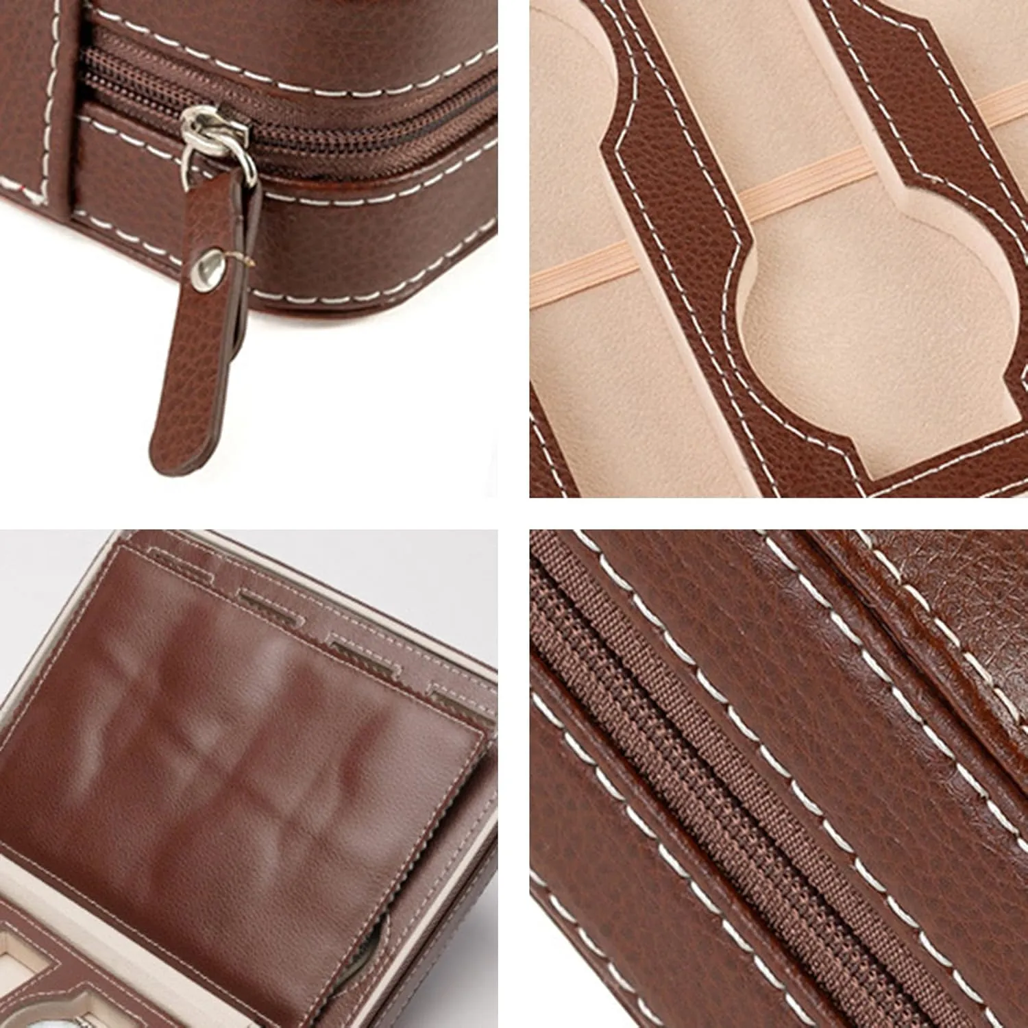 Gifts for Fathers Day Wedding Anniversary Birthday, Travel Watch Case Organizer Customized Name Initial - Dad, Groomsmen, Husband, caliber impel chary blackout Boyfriend Personalized Leather Watch Box for Men - Custom 