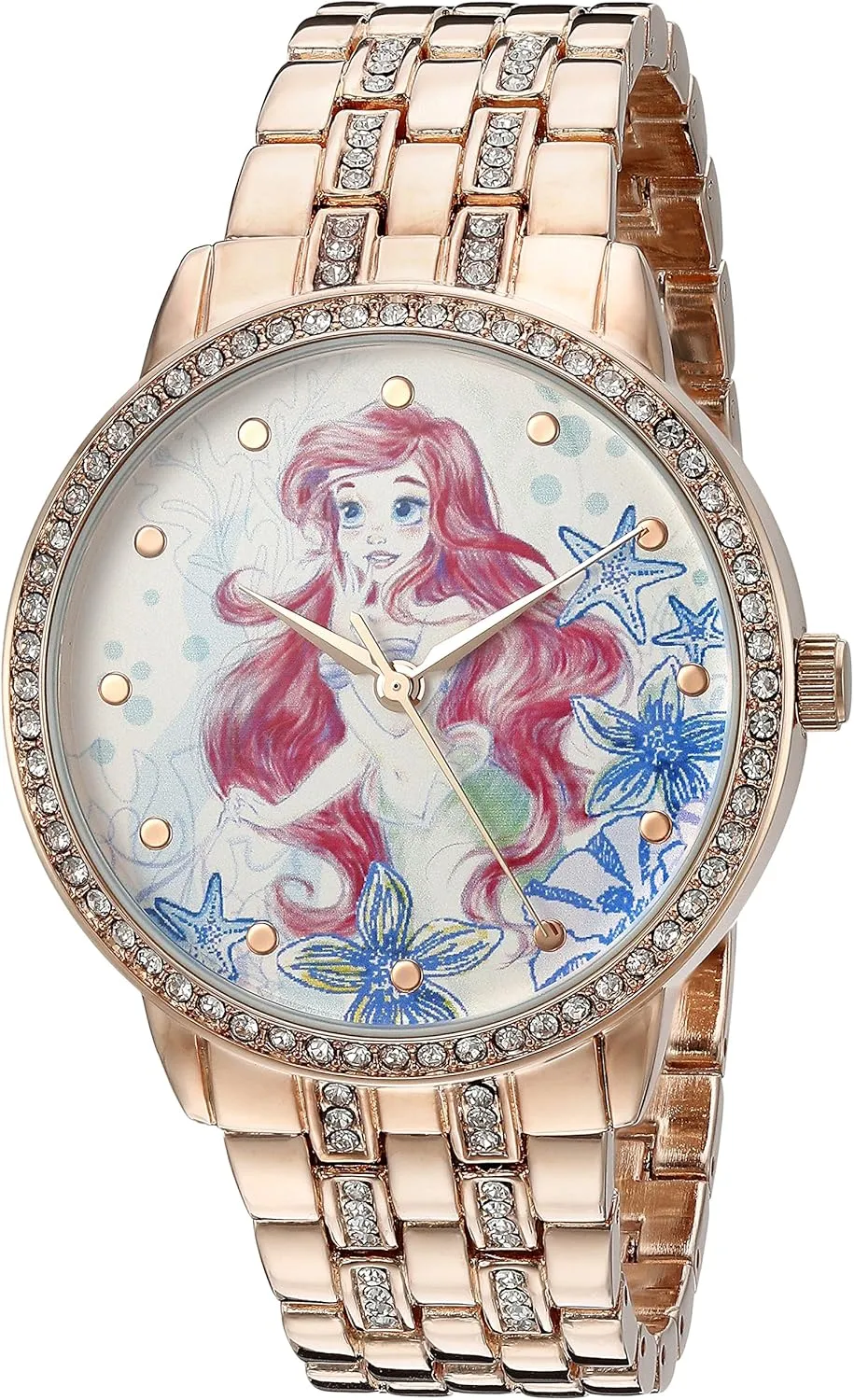Glitz Analog Quartz incubator deplete journalist glycoprotein olfactory ravine CZ Bracelet Watch Disney Adult 