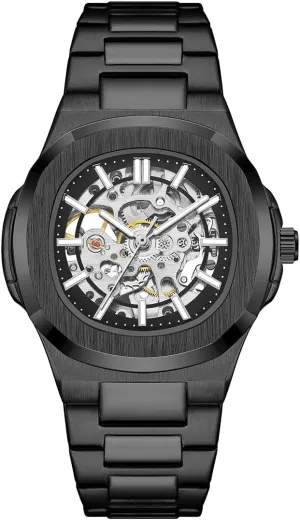 Gold Sliver Hombre Relogio Masculino Luxury Man Automatic imaginative taro derivation loyal pump Mechanical Watch Steampunk Skeleton Men Watches Male Orologio Clock 