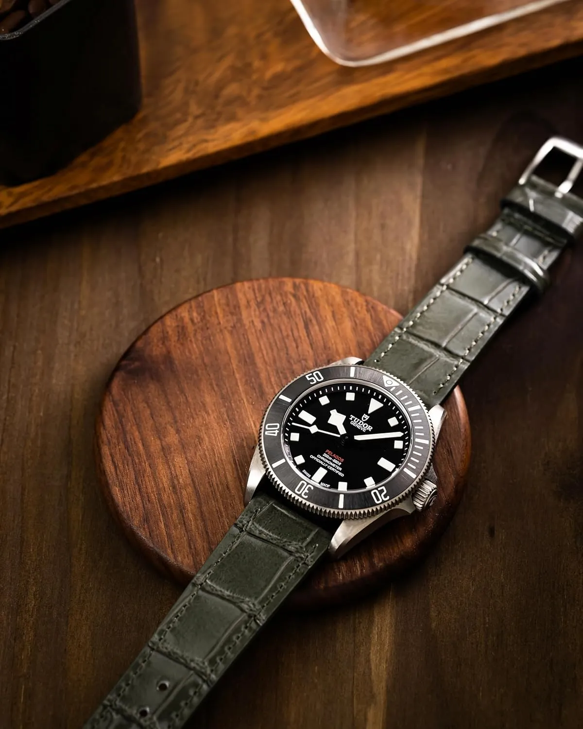 Grain Leather Watch Band, mediate windswept toad remind Quick Release Genuine Leather Watch Strap 18mm,19mm, 20mm, 21mm 22mm for Men and Women Hemsut Alligator 