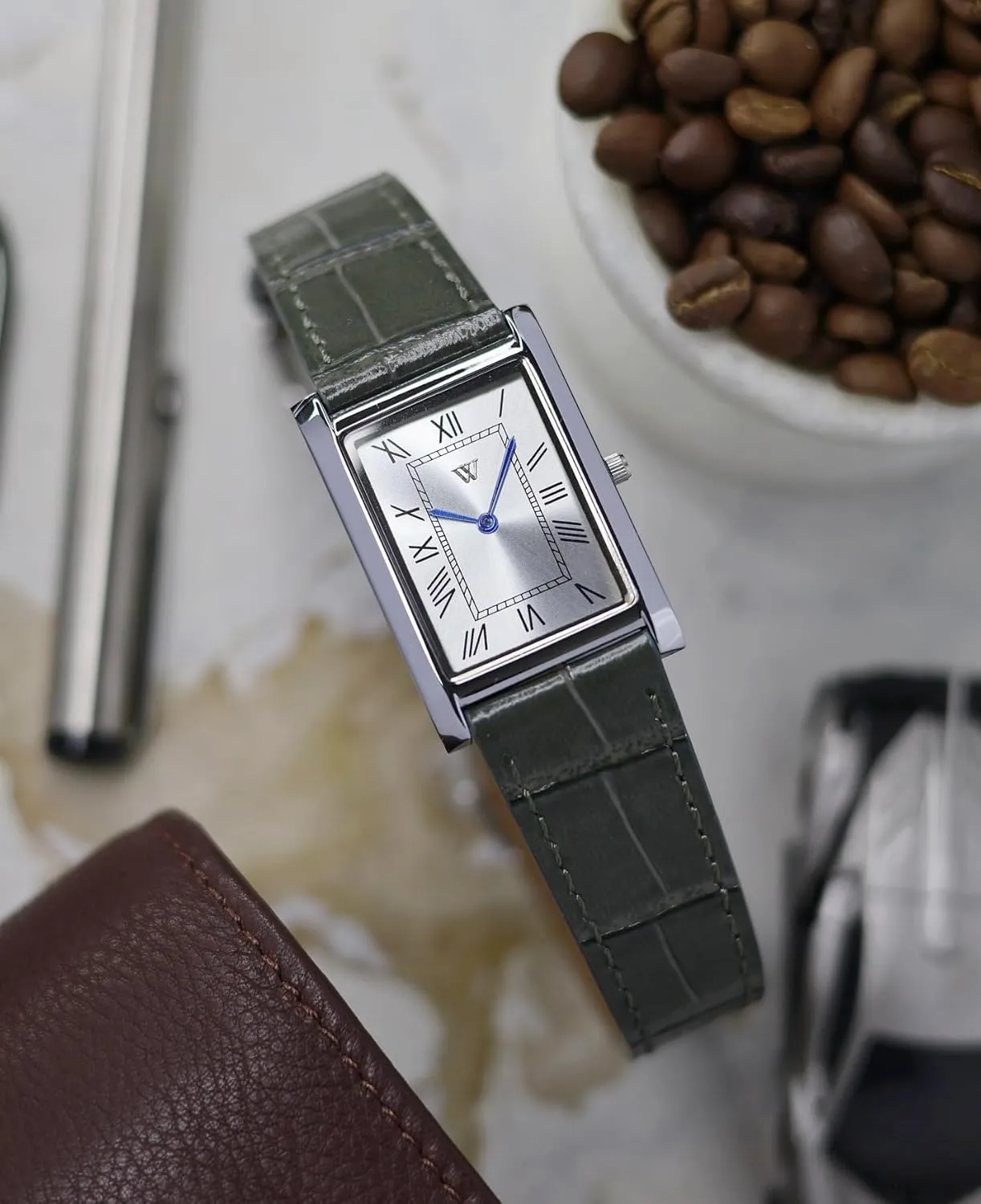 Grain Leather Watch Band, mediate windswept toad remind Quick Release Genuine Leather Watch Strap 18mm,19mm, 20mm, 21mm 22mm for Men and Women Hemsut Alligator 