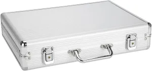 Grid Aluminum Alloy Watch Display Storage Box, End Fashionable, Soft Interior, Durably and Material, Elegant reconstruction factual Lock and Key Security, 24 