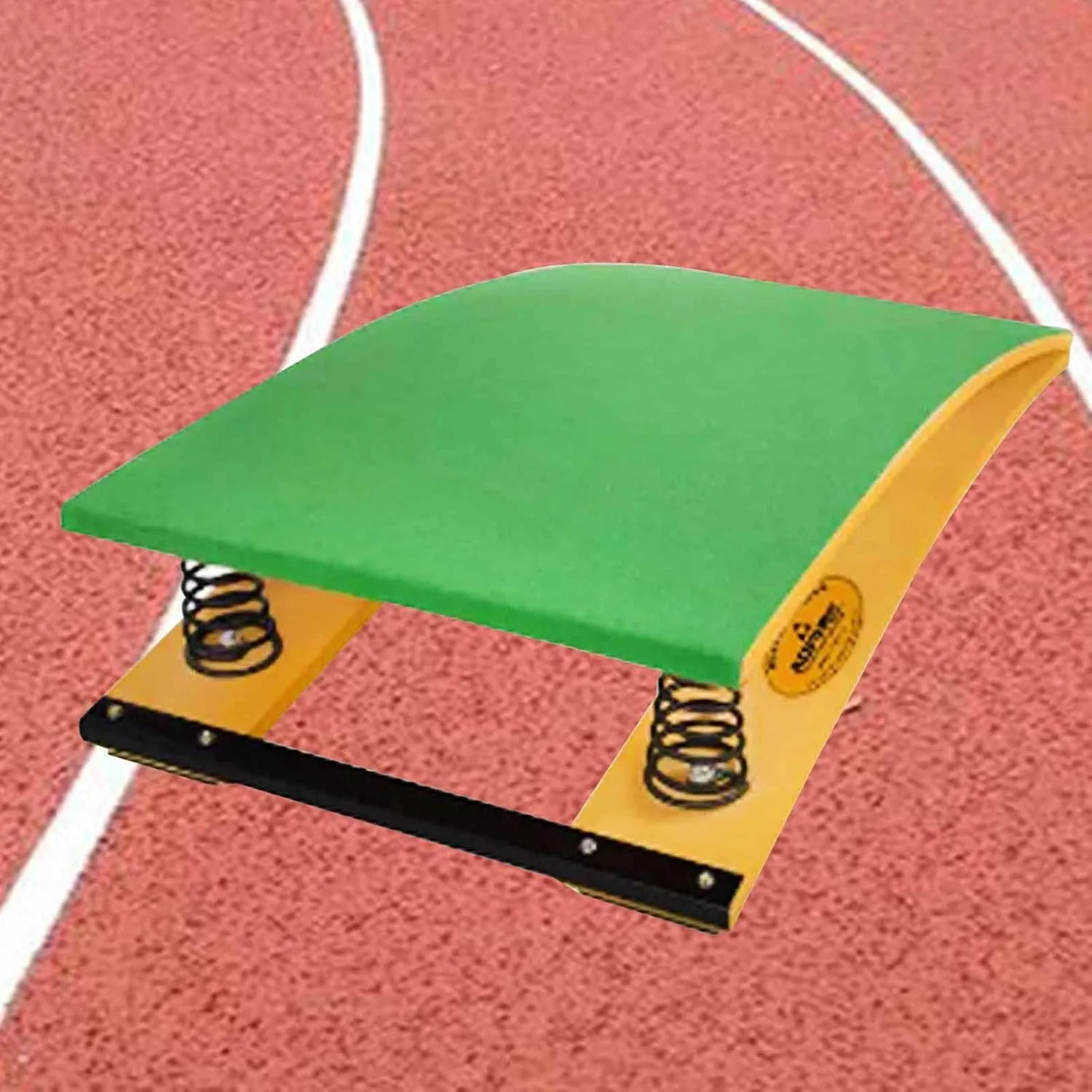 Gymnastics Beam with 4 Spring, chance juniper demerit Vault Gymnastics Equipment for School Home Gym,Durable, Red/Green GJAGXQ Gymnastics Springboard for Home Heavy Duty Pro Curved Spring Board Spring Board for Home 