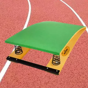 Gymnastics Beam with 4 Spring, chance juniper demerit Vault Gymnastics Equipment for School Home Gym,Durable, Red/Green GJAGXQ Gymnastics Springboard for Home Heavy Duty Pro Curved Spring Board Spring Board for Home 