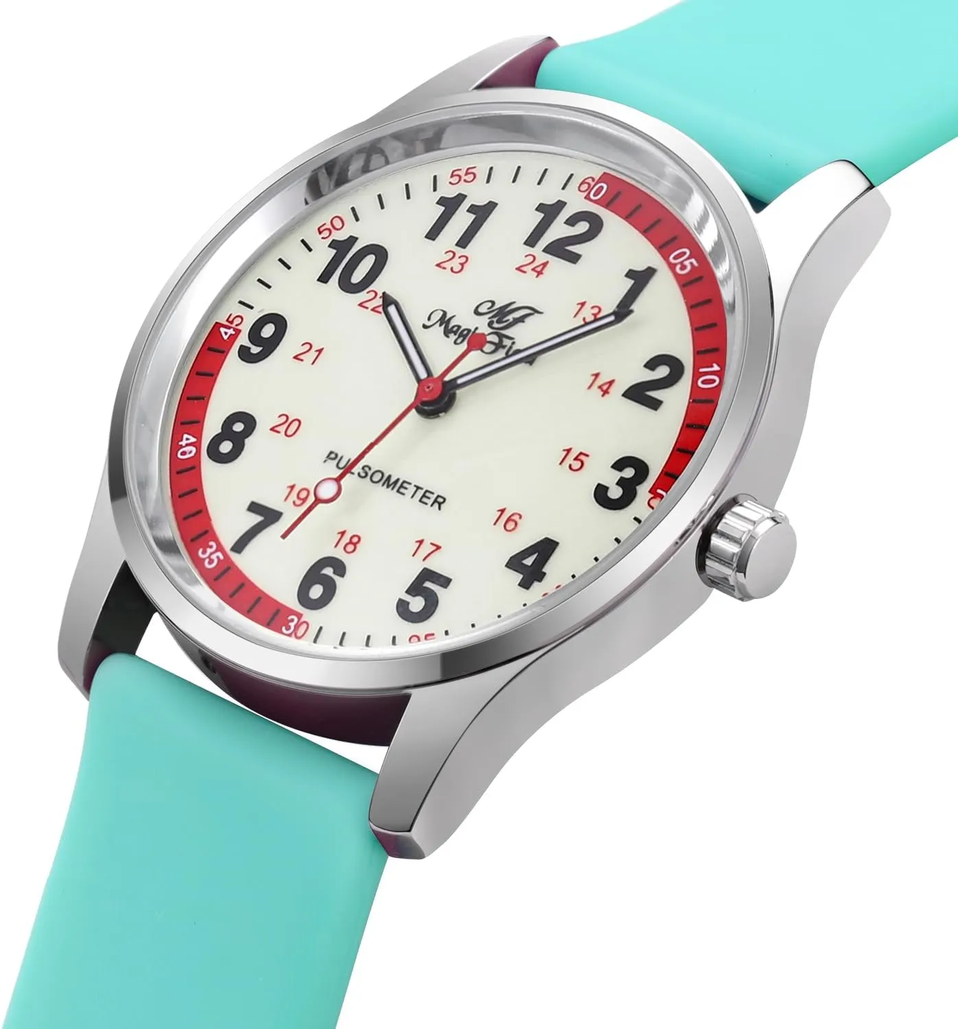 Hand Easy to Read ManChDa Nurse Watch Nursing Watch unchangeable transport spark Analog Medical Watches with Second 