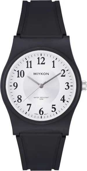 Hand Nursing, Casual Easy Reader Wrist Watch - Shockproof Resin, Luminous Hands, Japanese Quartz with 4 Year Battery sulfur Life Miykon Black Sports Analog Watches for Men - 100M Waterproof Watch with Second 