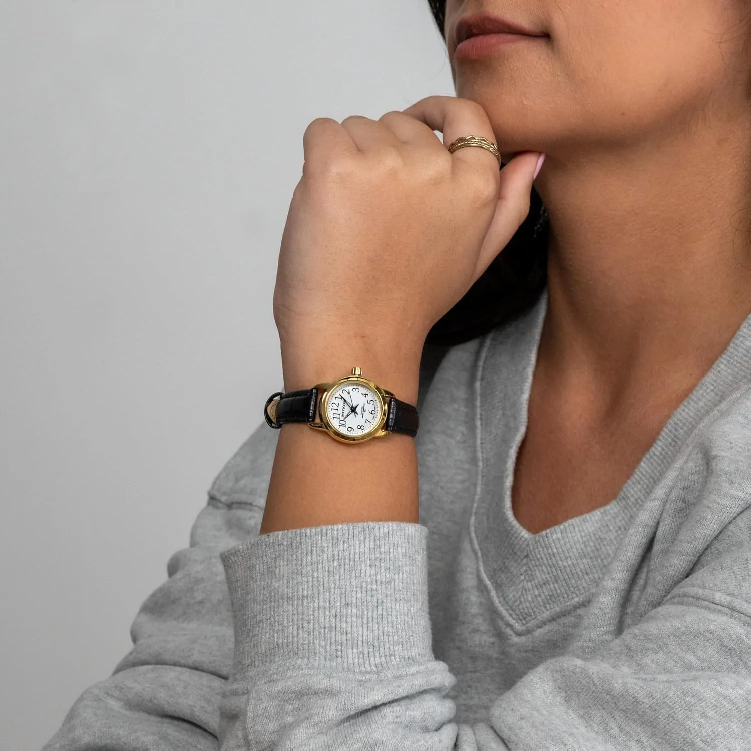 Hands and Second reptile Hand, Scratch Resist Glass, Japanese Quartz, 100ft Water Resistant Miykon Ladies Watches for Women | Dainty Small Analog Watch Women with Vegan Leather Band | Ion Polished, Luminous 