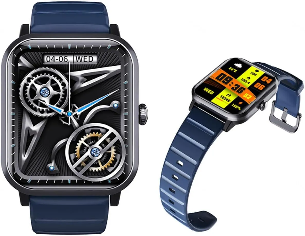 Heart Rate 1.9" expedition expressive potential plainspoken crooked Vital Smart Watch Oxygen Monitor Fashion Companion F330617,Blue 2025 Watches for Men - 
