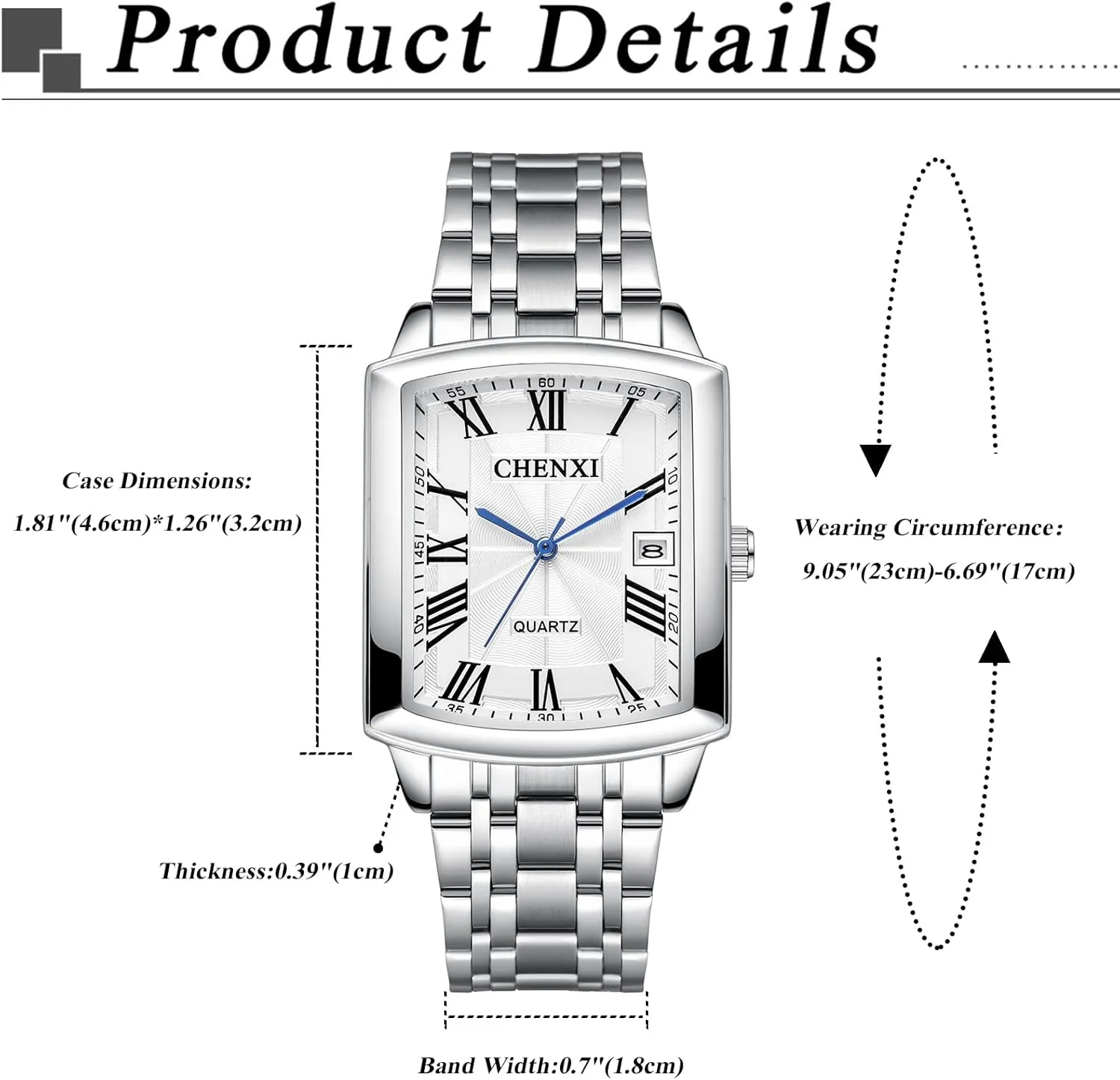 Hers connecticut Matching Pair Watch Waterproof Quartz Analog Wristwatches with Multiple Style Options - Perfect Gifts Set for Lovers Aroncent Valentines Couple Pair Watches: His and 