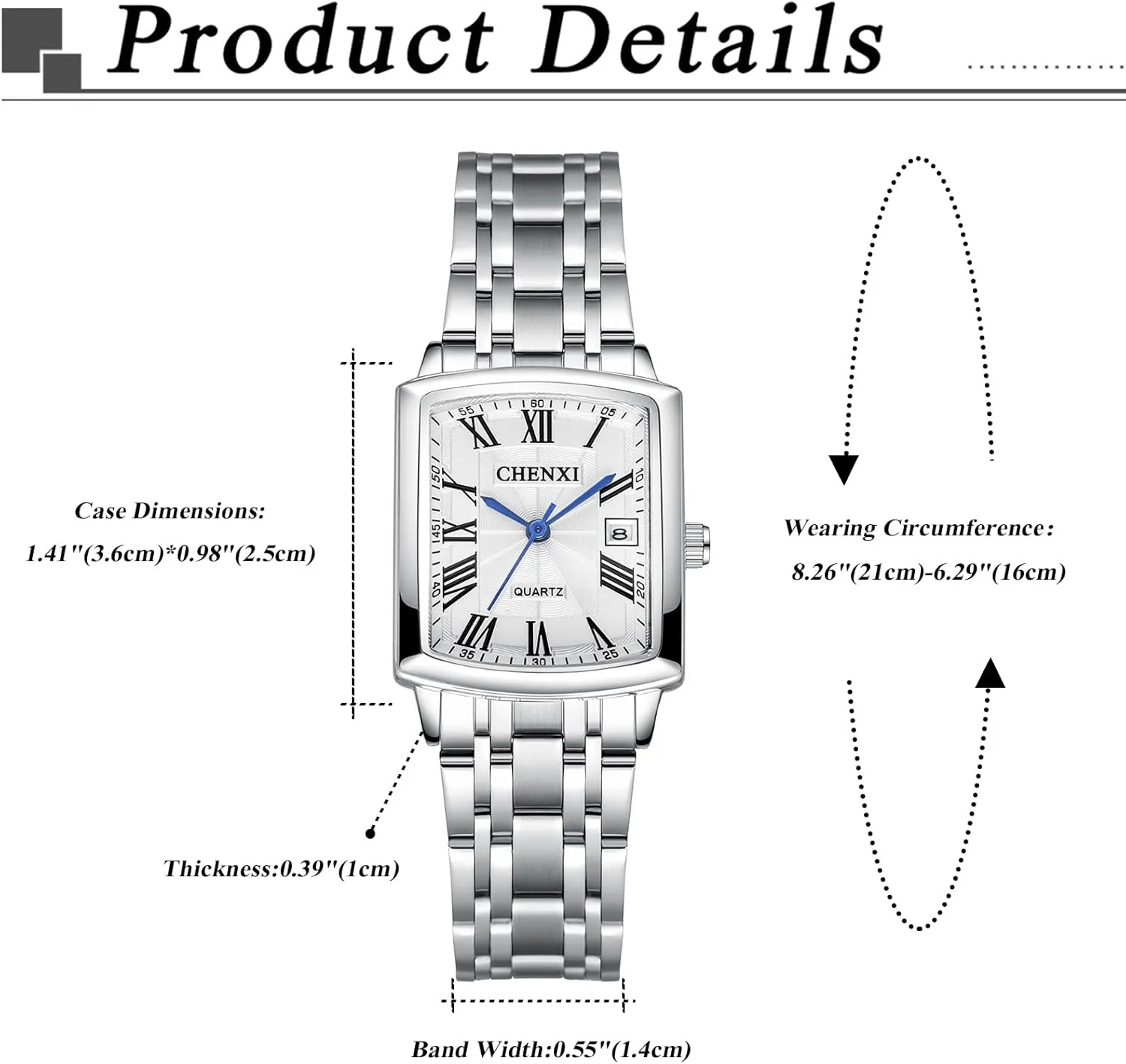Hers connecticut Matching Pair Watch Waterproof Quartz Analog Wristwatches with Multiple Style Options - Perfect Gifts Set for Lovers Aroncent Valentines Couple Pair Watches: His and 