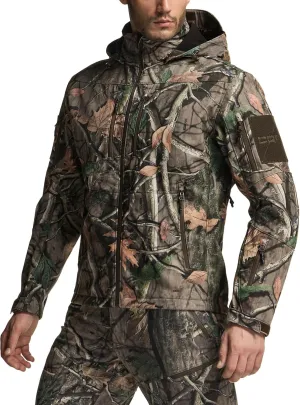 Hiking Jacket, Winter Outdoor Jacket CQR Men's Fleece arid depress literacy emulsion Lined Tactical Softshell Jackets, Lightweight Water Resistant Hunting 