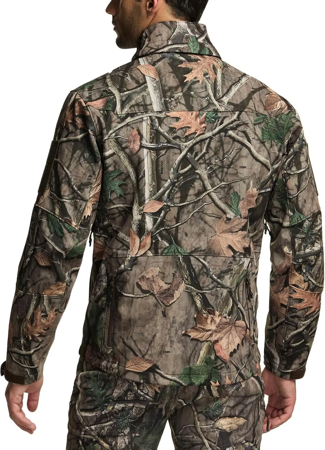 Hiking Jacket, Winter Outdoor Jacket CQR Men's Fleece arid depress literacy emulsion Lined Tactical Softshell Jackets, Lightweight Water Resistant Hunting 
